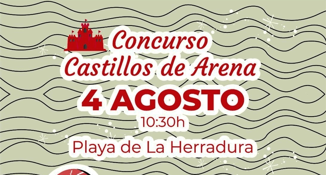 La Herradura celebra este jueves el tradicional Concurso de Castillos de Arena junto al polideportivo de la playa